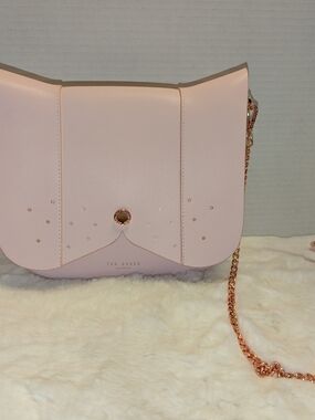 Ted Baker London "Chriiss" Studded Cat Leather Crossbody